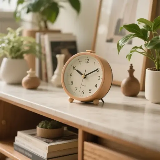 擺台式客廳靜音檯面鬧鐘