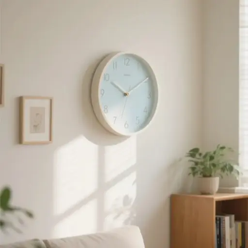 客廳小清新藝術石英掛鐘